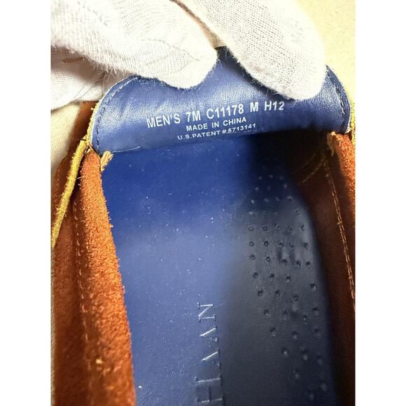 Cole Haan Shoes Loafers Mens Size 7M Brown Suede Penny Driving Moccasin Slip On - Picture 7 of 7